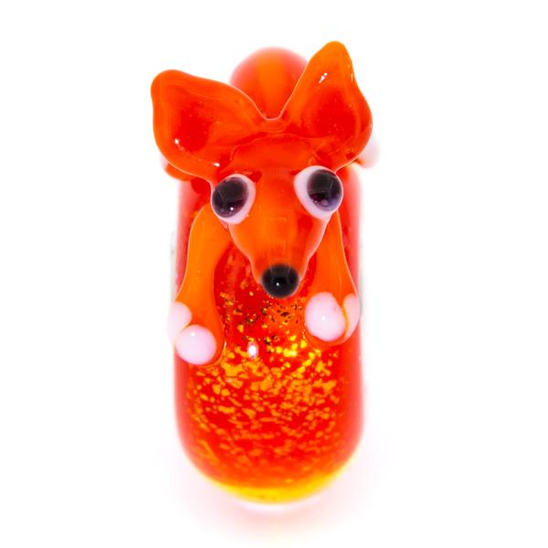 Lexie the Fox - Elfbeads Glas